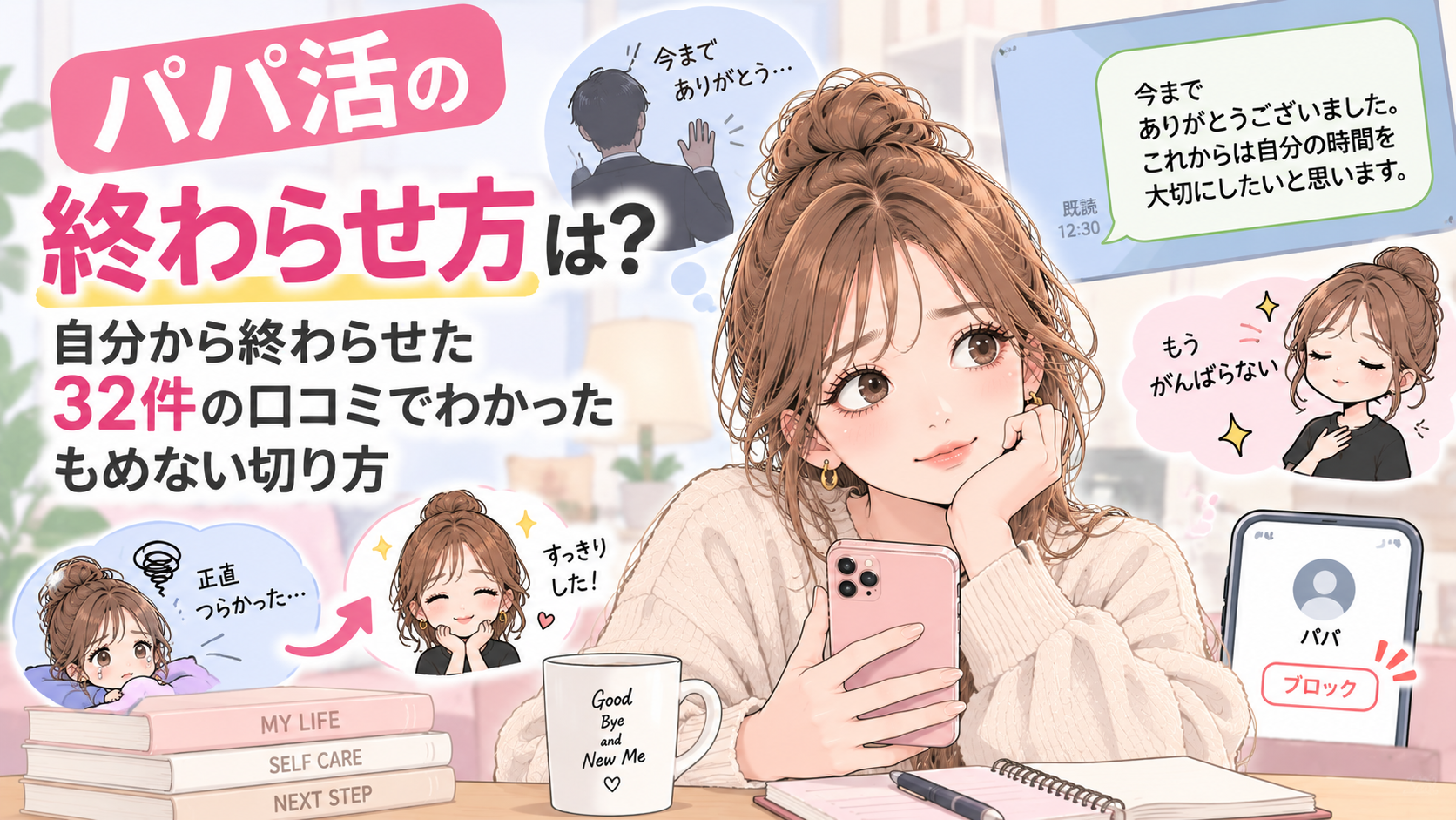 パパ活の終わらせ方は？自分から終わらせた32件の口コミでわかったもめない切り方