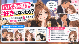 パパ活の相手を好きになったら?本気になられた経験者5件の声と割り切りを保つコツ